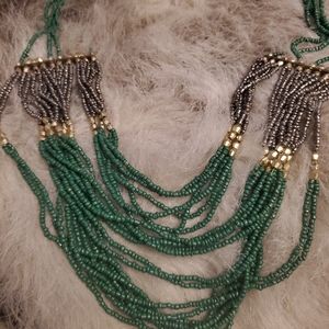Green Beaded Necklace